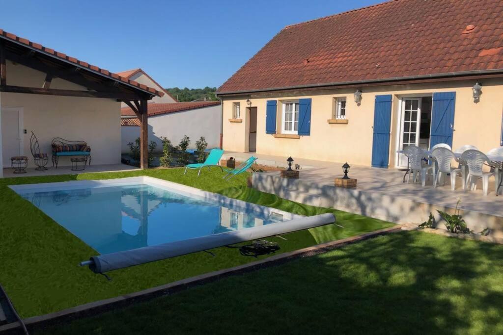 Вилла Maison Privative 5 Ch. 12 Pers. Piscine Chauffee Desertines  Экстерьер фото